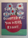 You Were Right